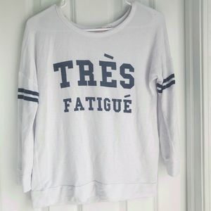 White Charlotte Russe Long Sleeve T-Shirt